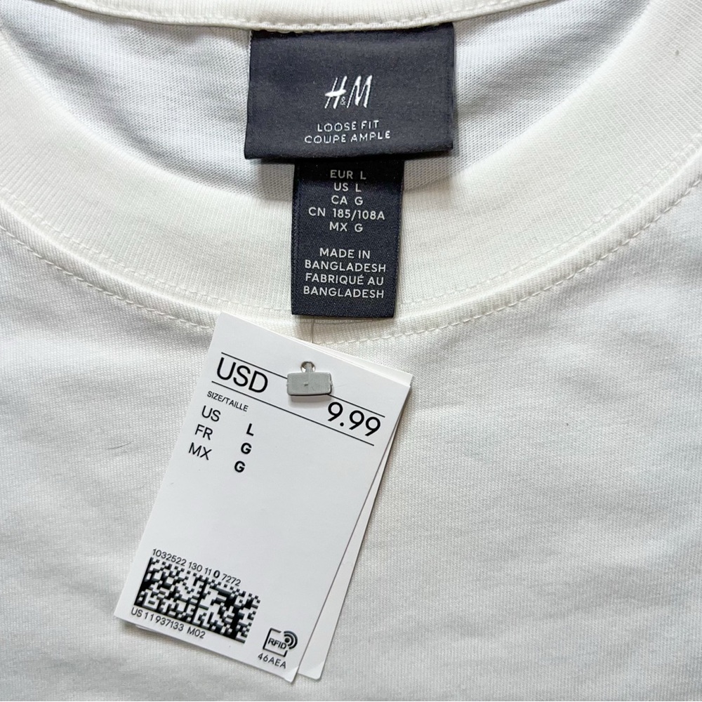 H&M “Nature Will Lead You To Good Places” Loose Fit Graphic T-Shirt, Size L - Picture 2 of 10